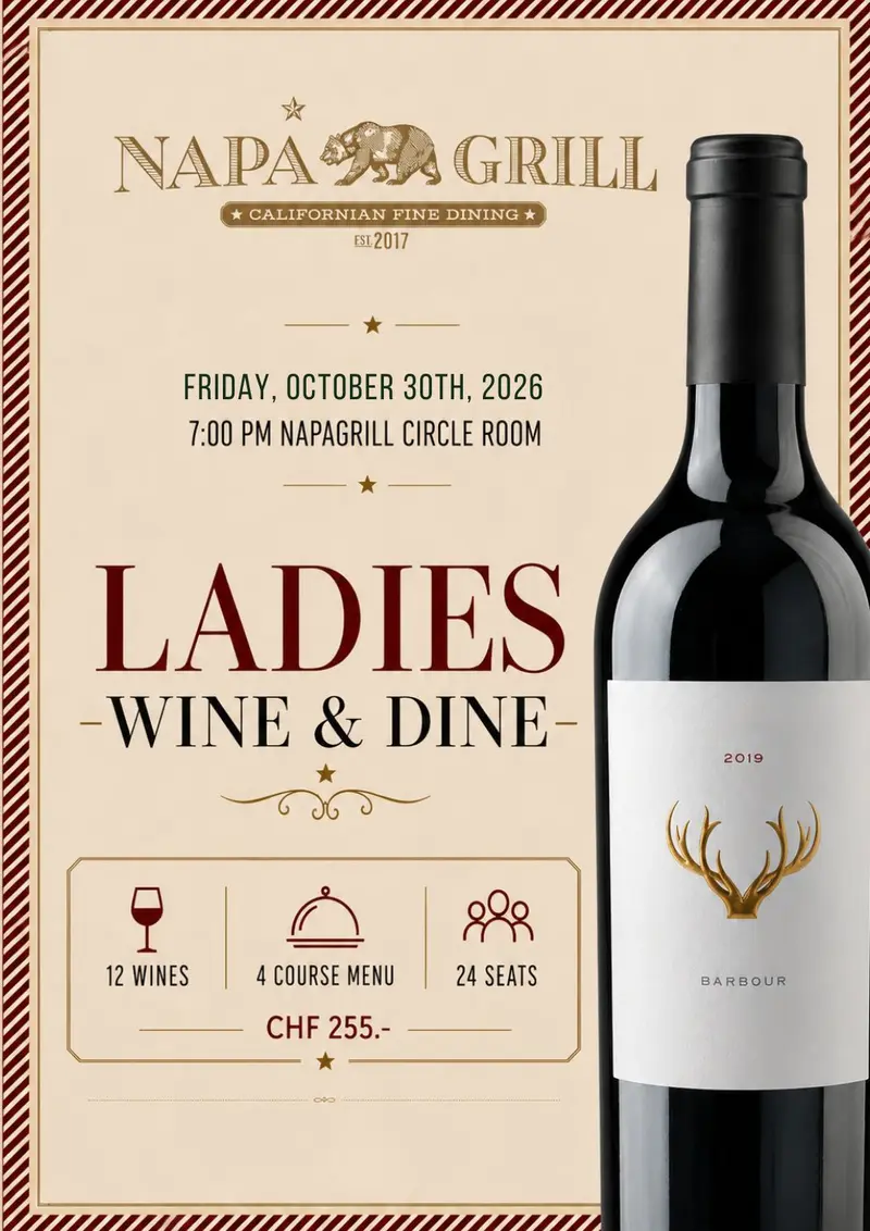 Ladies Wine & Dine I 30. Oktober 2026 I CircleRoom