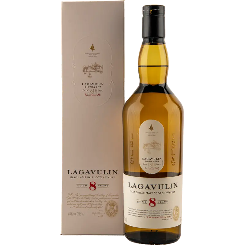 Lagavulin 8 Years Single Malt Islay Whisky 48%