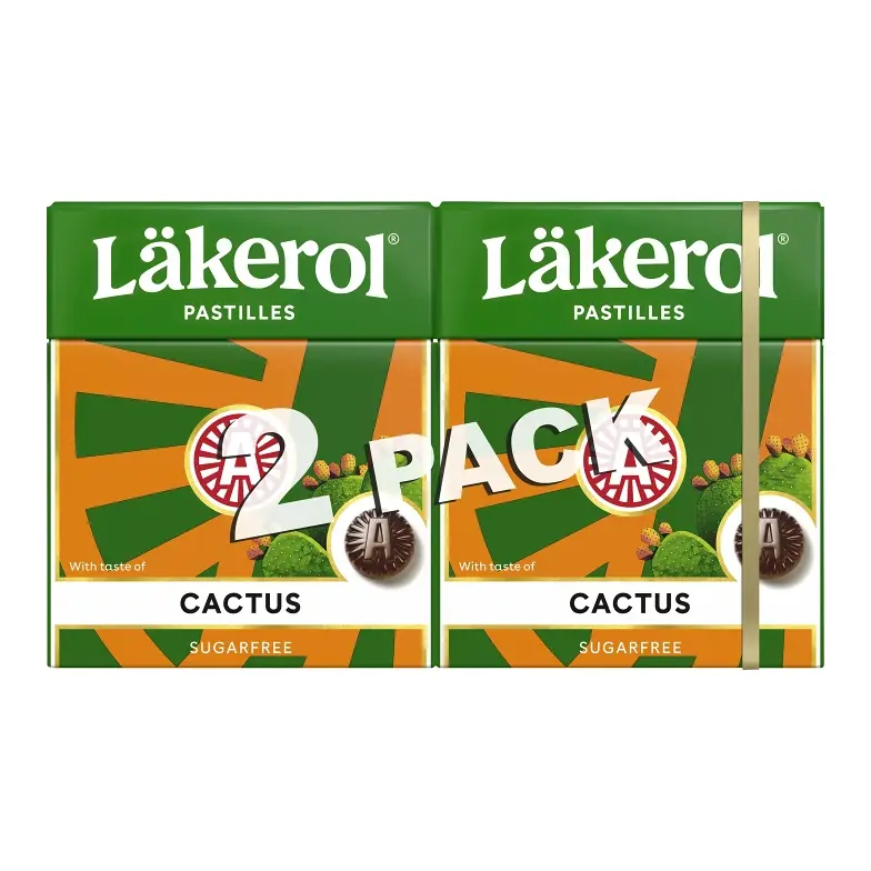 Läkerol Cactus 2 pcs 50g