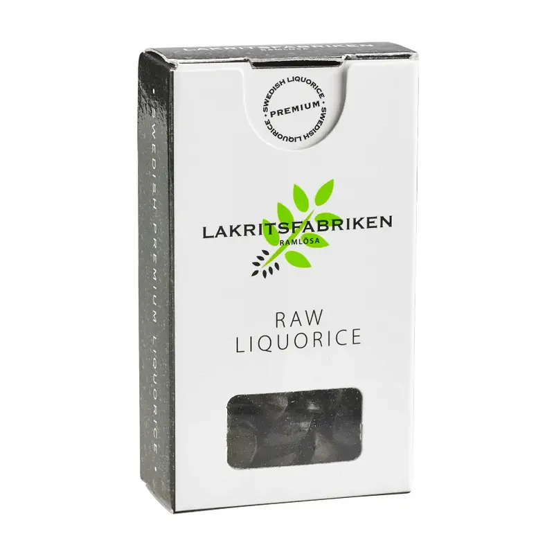 Lakritsfabriken Lakrits Ekologisk - Raw Liquorice Bio 25g