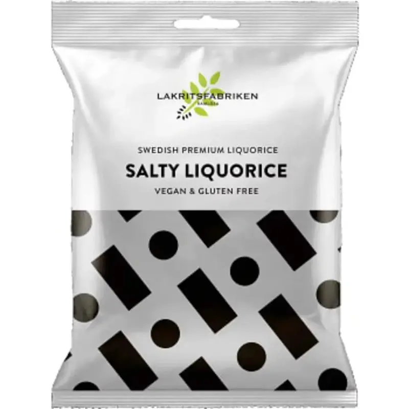 Lakritsfabriken Premium Salty Licorice Gluten-free - 100 g
