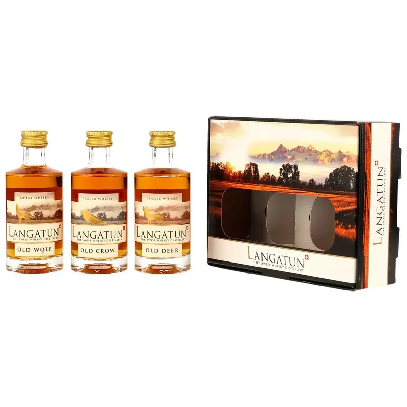Langatun Collection 3 x 0,05 Old Crow/Old Deer/Old Wolf - Neue Ausstattung