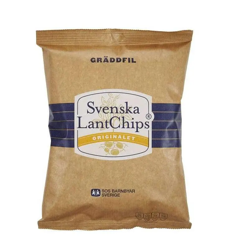 Lantchips Gräddfil- Potato Crisps Sourcream 200 g