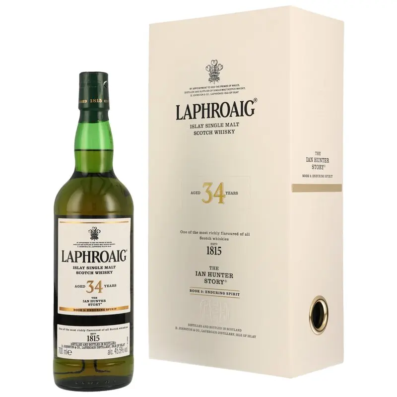 Laphroaig 34 y.o. - The Ian Hunter Story 2023