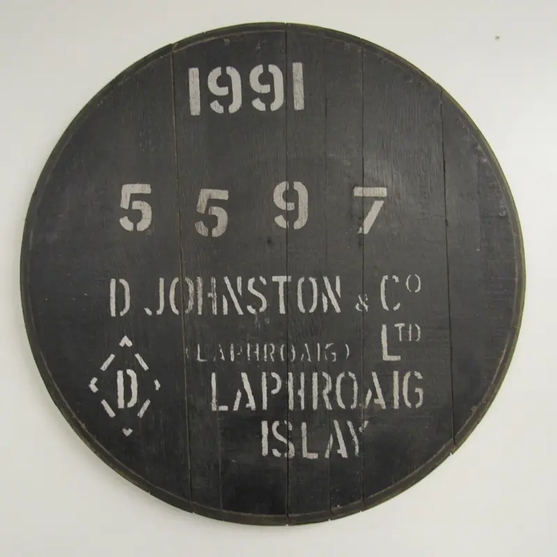 Laphroaig Fassdeckel