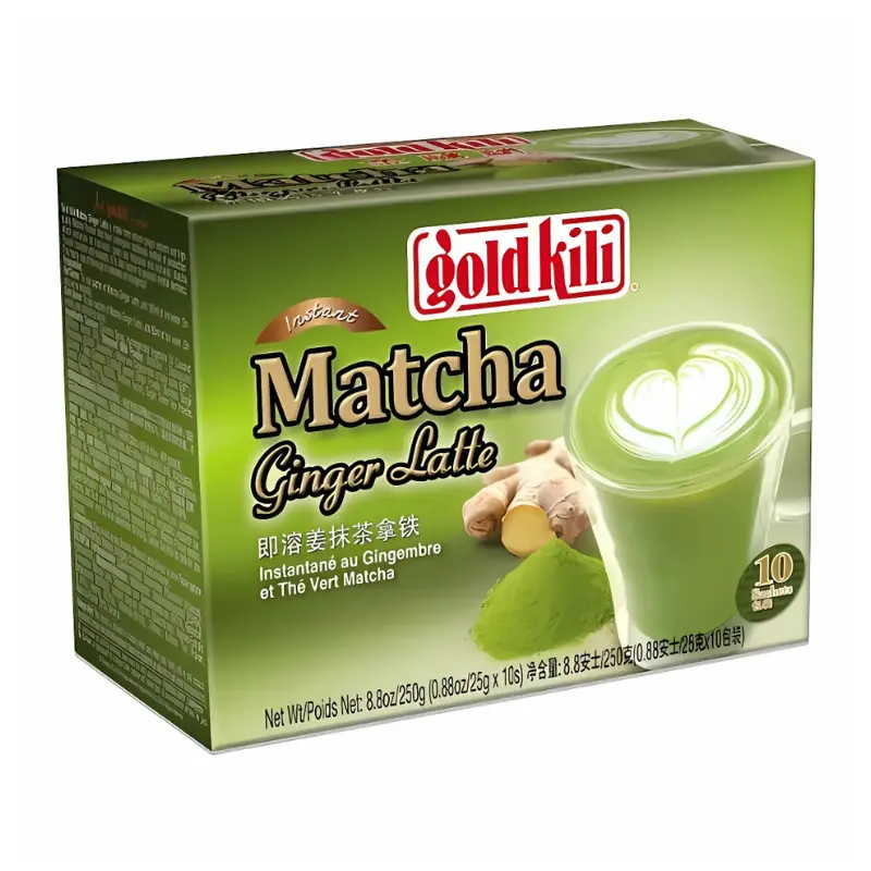 Latte instantané au gingembre et matcha - GOLD KILI - 25g