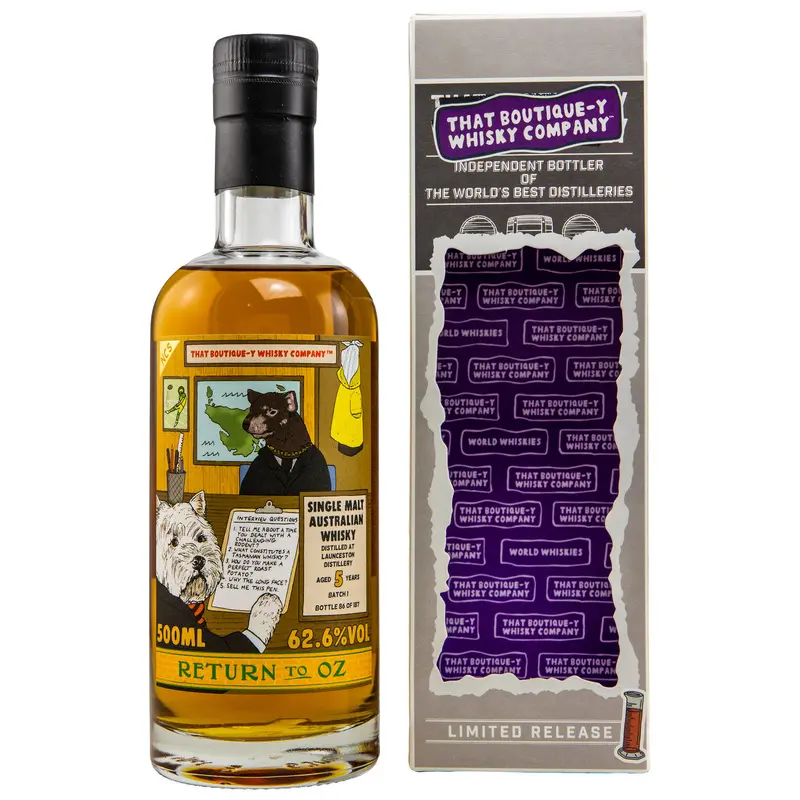Launceston 5 y.o. - Batch 1 (That Boutique-y Whisky Company)