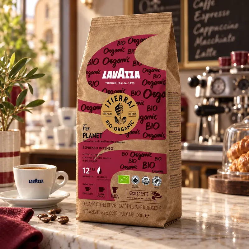 LAVAZZA TIERRA BIO INTENSO 50/50 1 kg kaffeebohnen