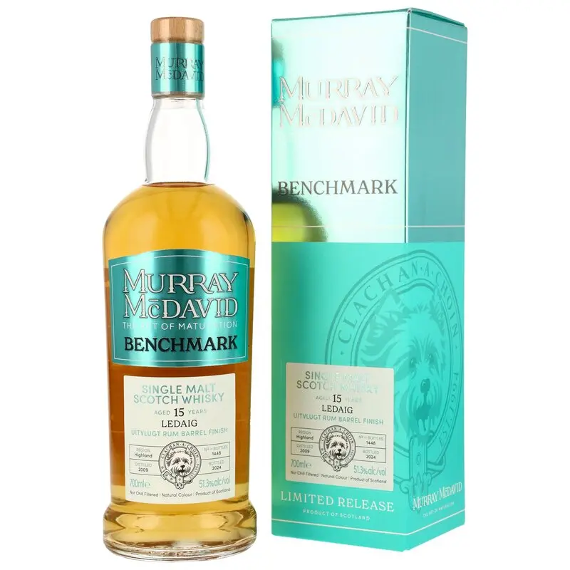 Ledaig 2009/2024 - 15 y.o. - Uitvlugt Rum Barrel - Murray McDavid