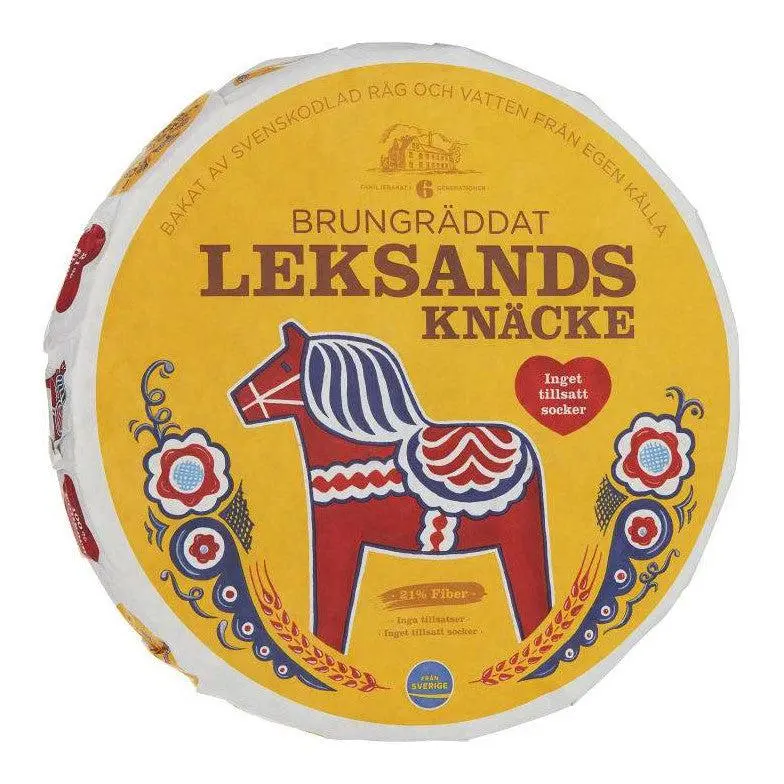 Leksands Brungräddat Knäcke - Brownbaked Crispbread 830 g