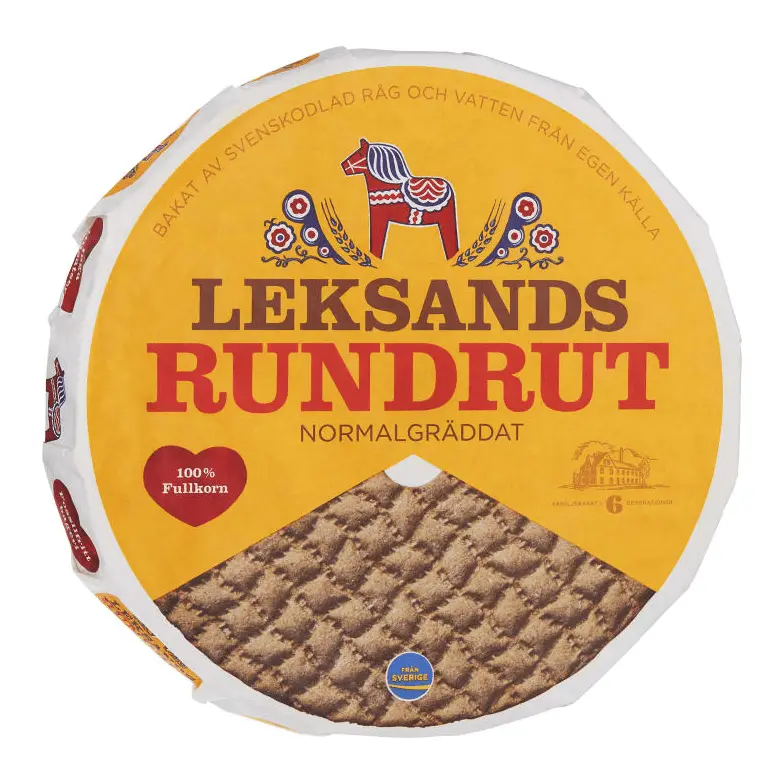 Leksands Rundrut Normalgräddat - Baked Crispbread 700g
