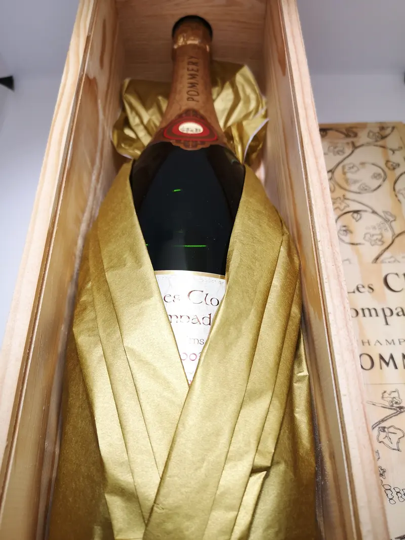 Les Clos Pompadour 2003 - Coffret Magnum - Champagne Pommery