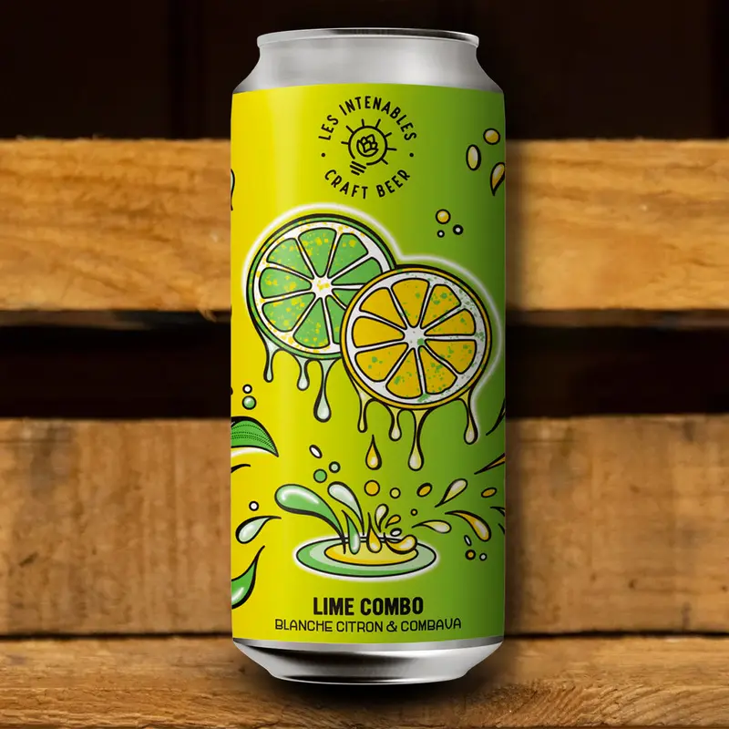 LES INTENABLES - Lime Combo - Blanche - Can - 44cl