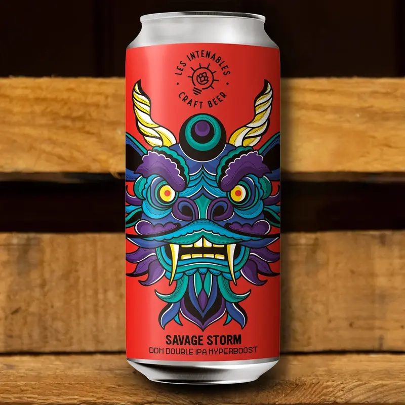 LES INTENABLES - Savage Storm - Hazy DIPA - Can - 44cl