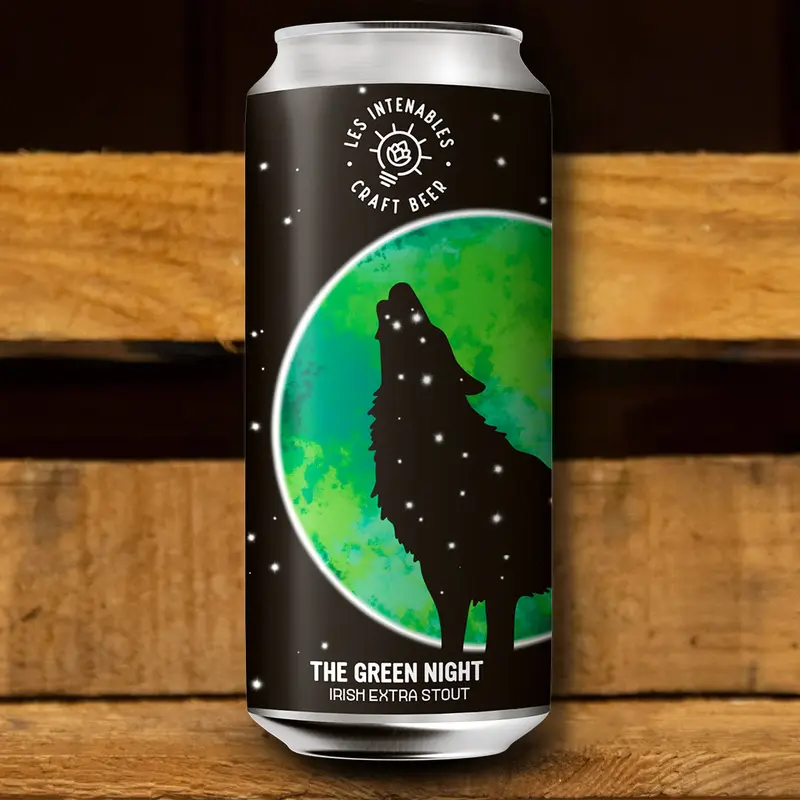LES INTENABLES - The Green Night - Stout - Can - 44cl