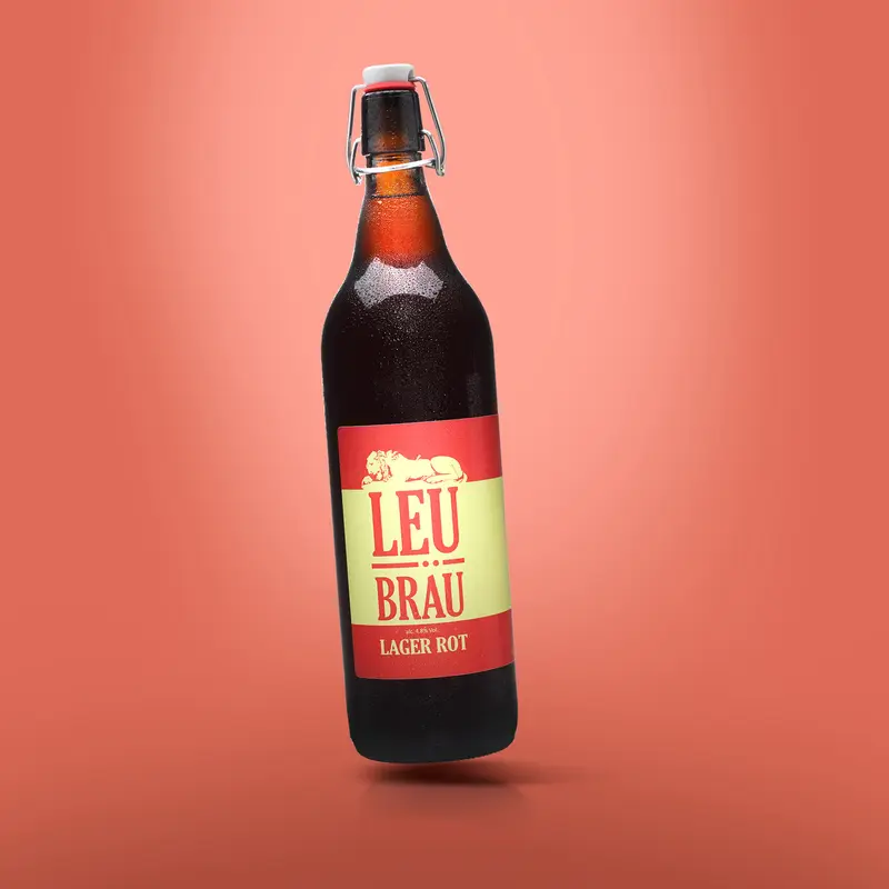 Leu Bräu | Lager Rot | 100cl Flasche