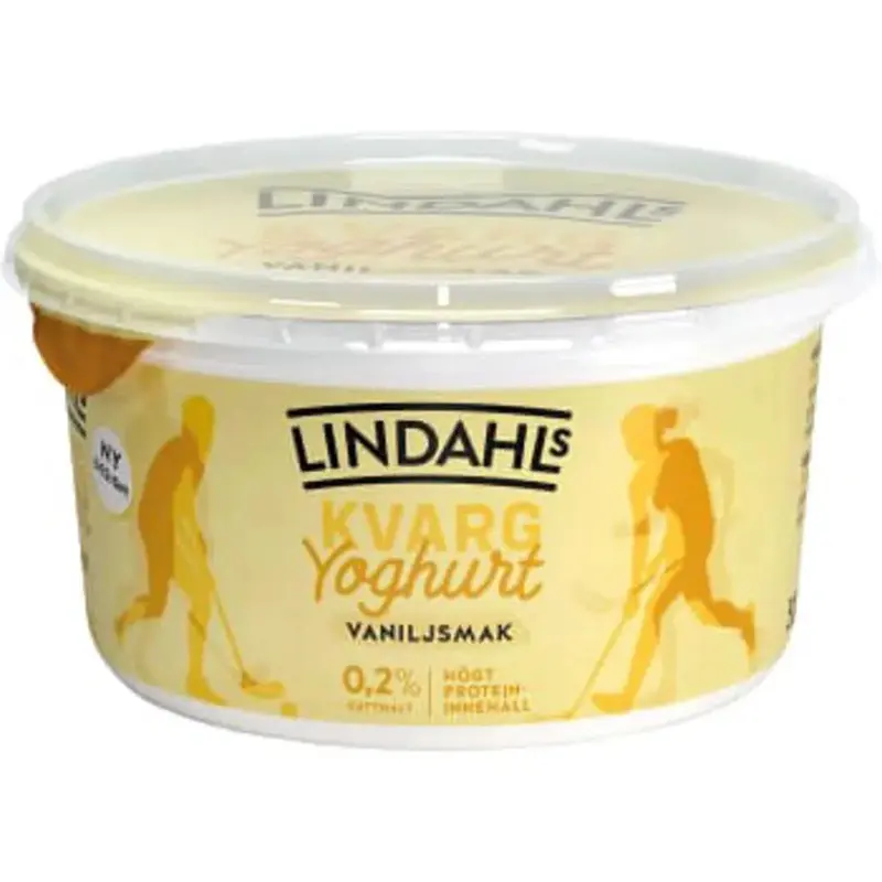 Lindahls Kvarg Vanilj 0,2% - Quark Vanilla 0.2%- 500 g