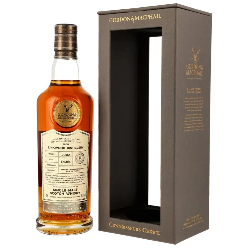 Linkwood 2002/2024 - 22 y.o. - 1st Fill Sherry Cask #17603503 - G&M CC CS
