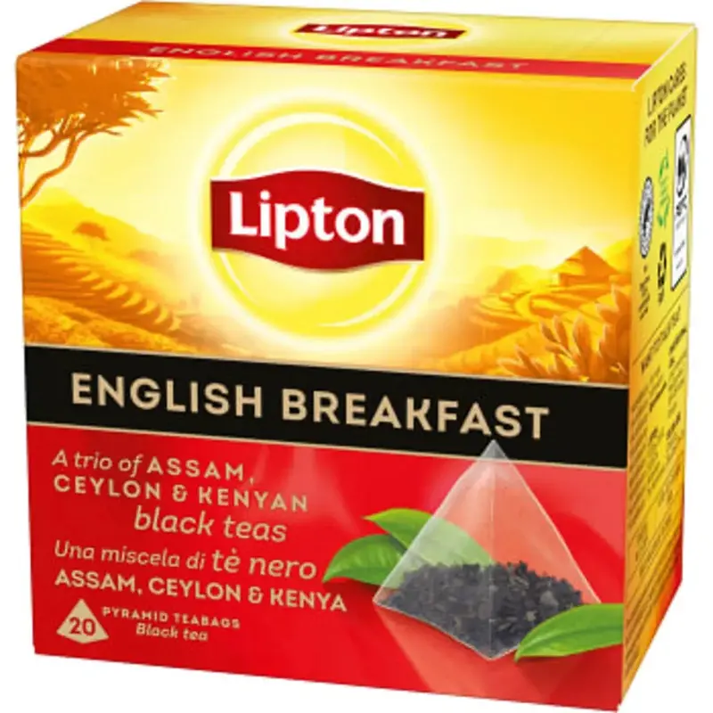 Lipton Te Svart English Breakfast Pyramid - English Breakfast Pyramid - 20p