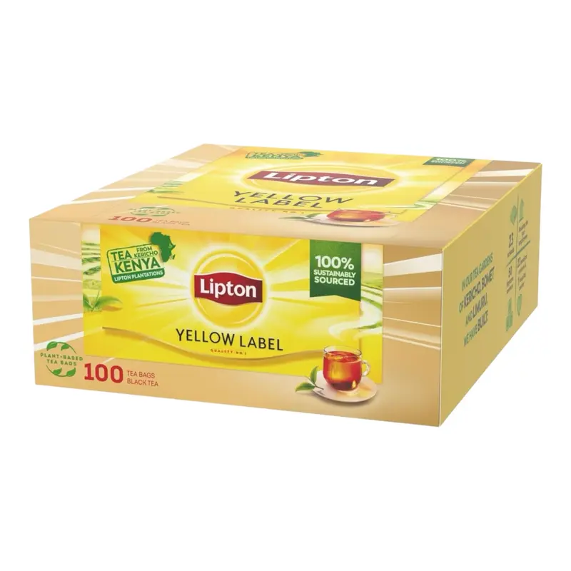 Lipton Yellow Label Schwarzer Tee – 100 Teebeutel