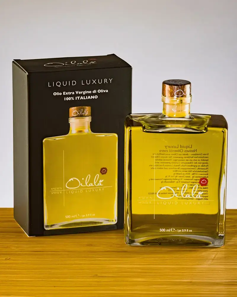 Liquid Luxury Olio Extra Vergine di Olivio Italano von Oilalà