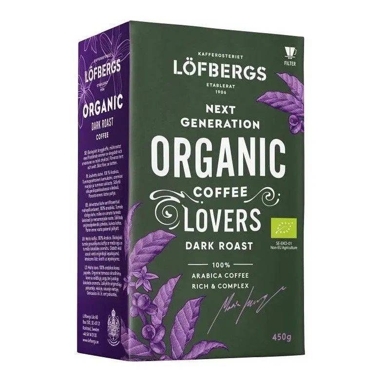 Löfbergs KRAV Mörkrost - Dark Roast Brew Coffee ECO 450 g