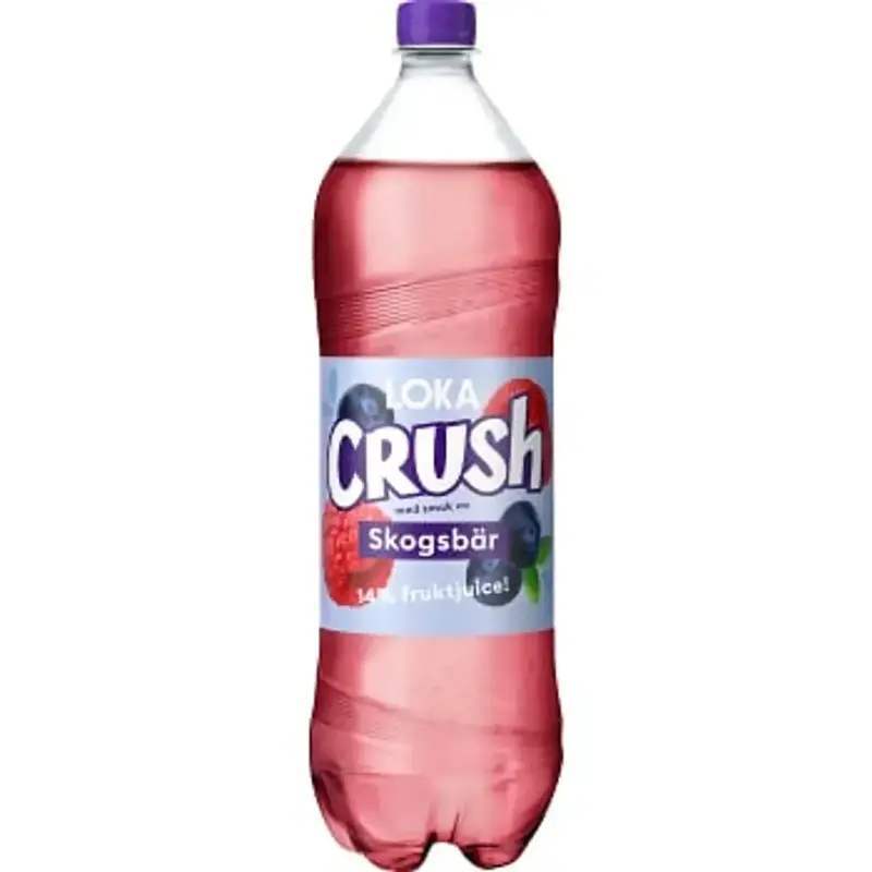 Loka Crush Skogsbär- Sparkling Fruit Water Wild Berries 1.4 l