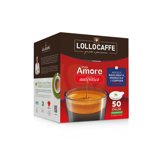 Lollo Caffè Amore Caffè Autentico – 50 Pads