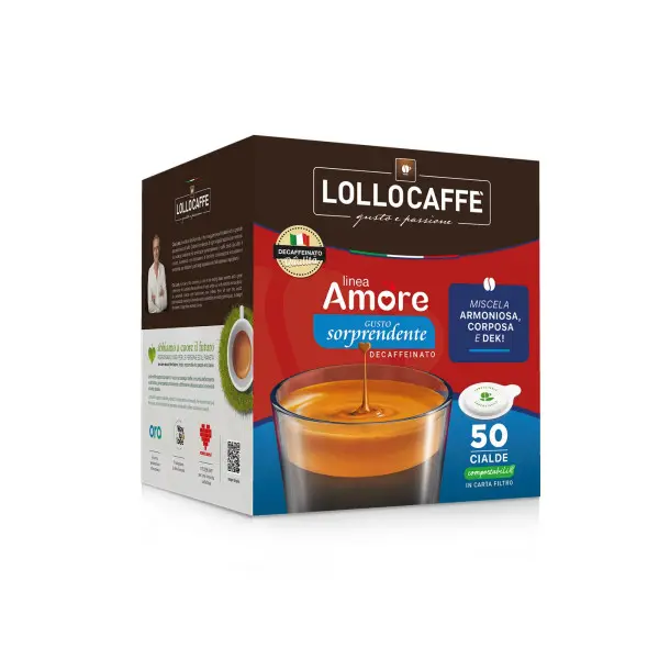 Lollo Caffè Amore Caffè Sorprendente – 50 Pads