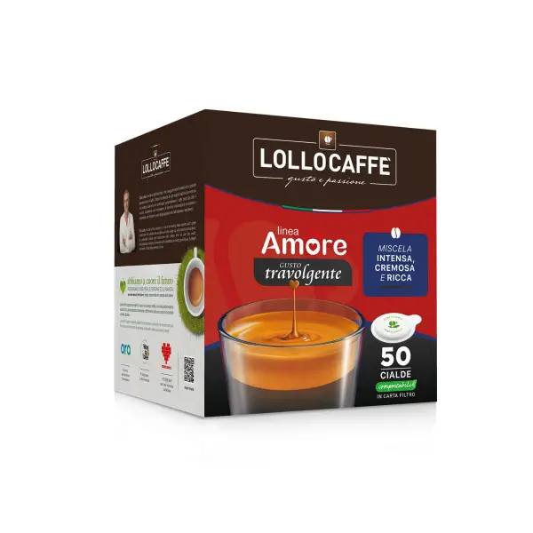 Lollo Caffè Amore Caffè Travolgente – 50 Pads