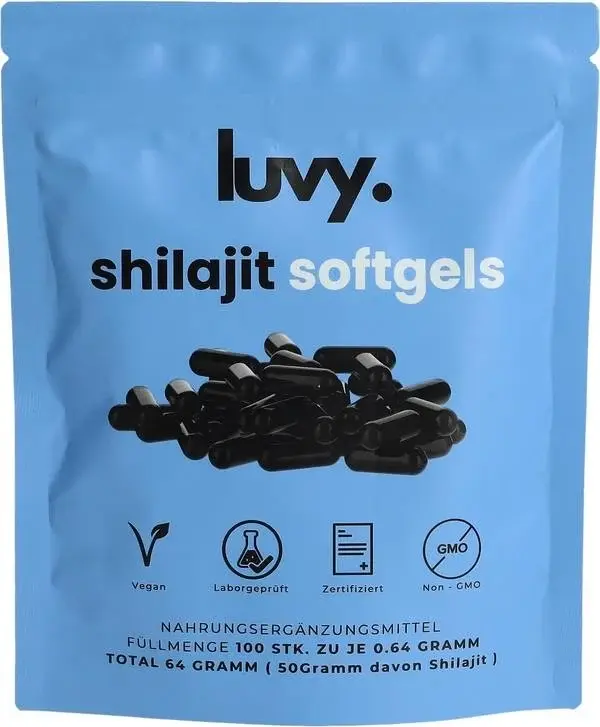 luvy. Shilajit Softgels (100 Stk)
