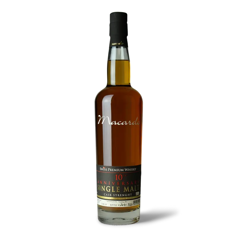 Macardo Whisky Limited Edition 10th Anniversary Cask Strength Single Malt 70cl (333 Flaschen)