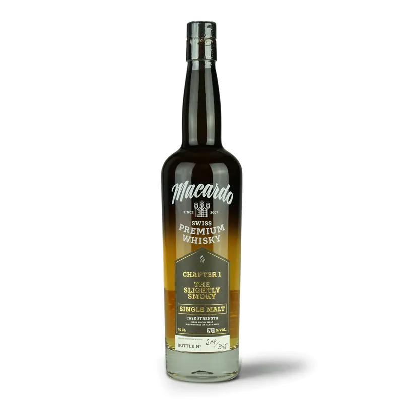 Macardo Whisky Limited Opening Edition Chapter I Slightly Smoky Cask Strength Single Malt 70cl 54.2% Vol. (345 Flaschen)