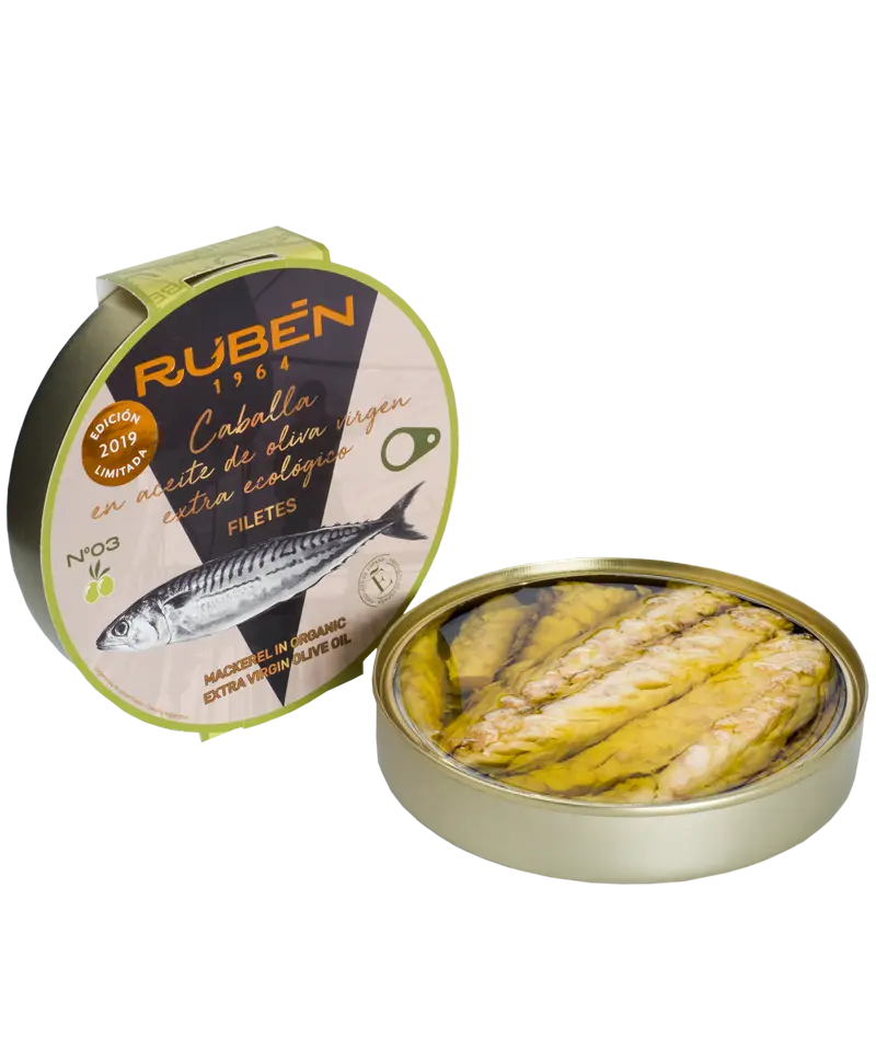 Makrelenfilets in Bio Extra Natives Olivenöl, 220 gr. Limitierte Auflage