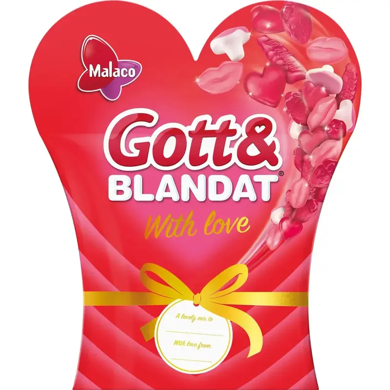 Malaco Godispåse with Love - Candy bag with Love - 200g