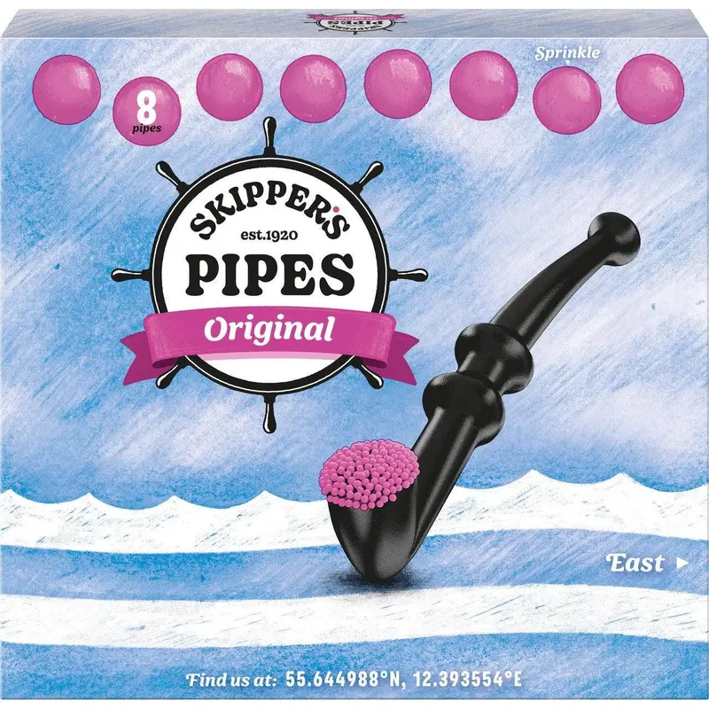 Malaco Skippers pipe - Skippers pipe - 8-p 136g