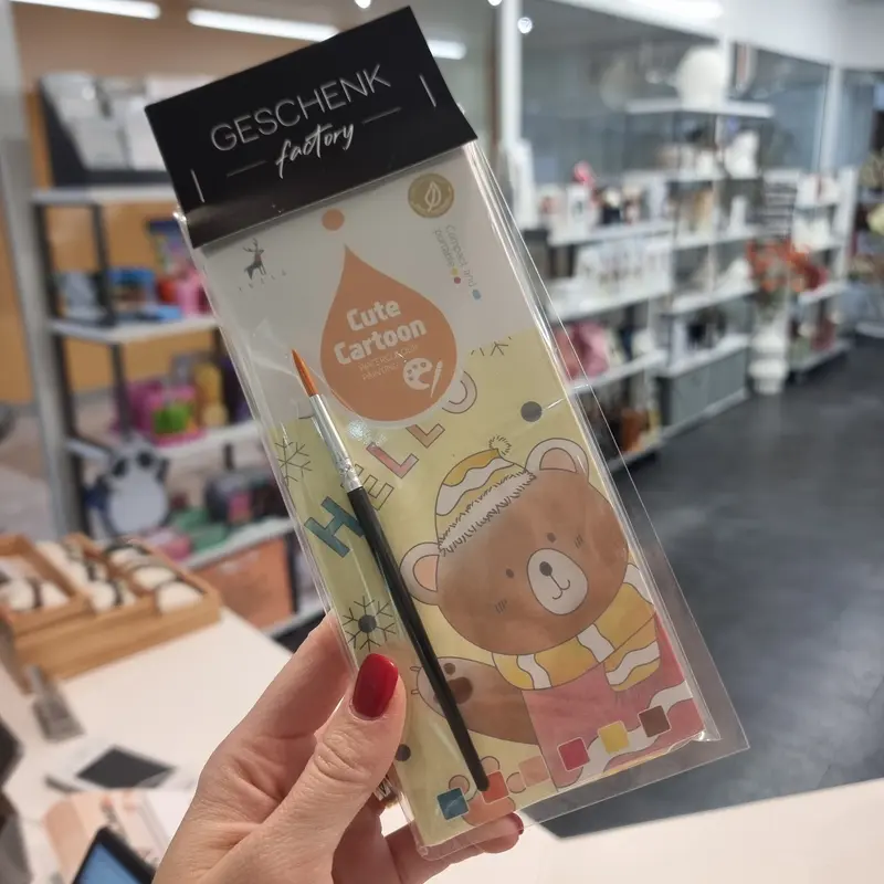 Malbüchlein mit Pinsel