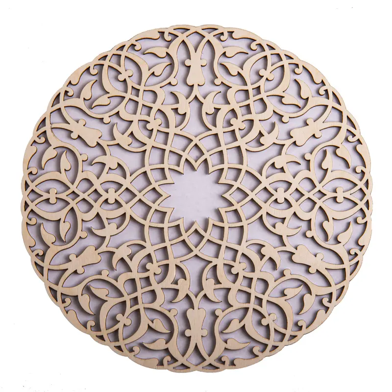 Mandala der Leichtigkeit aus Holz | Ø 22cm