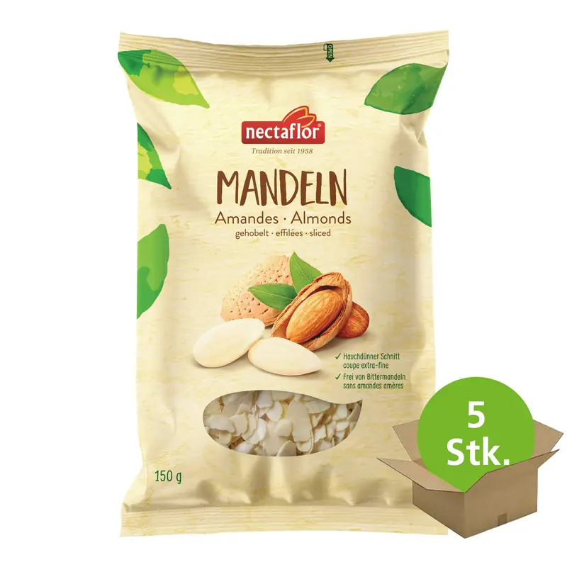 Mandeln gehobelt