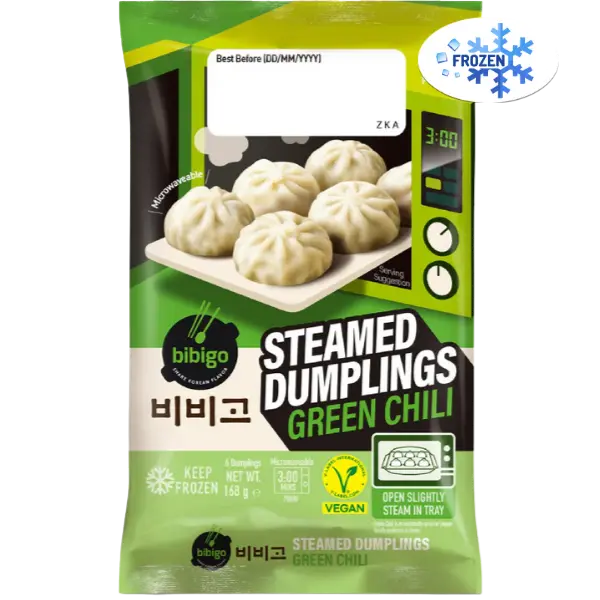 Mandu Green Chilli Vegetable Dumplings - 168 g