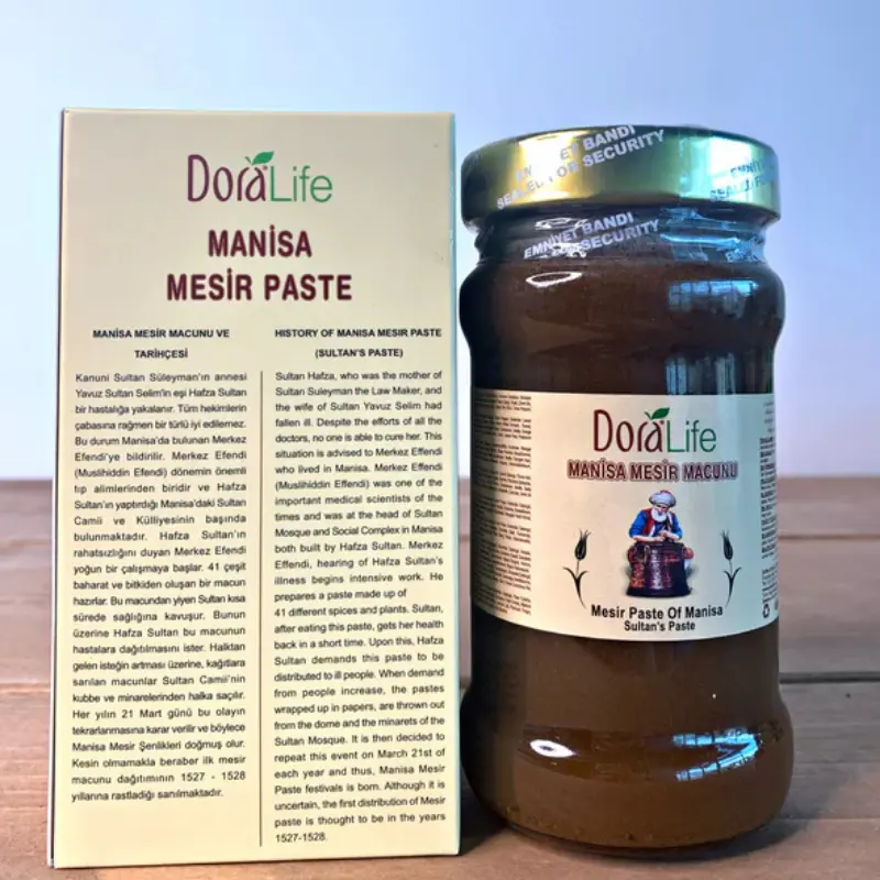 Manisa Mesir Macunu 400g – Traditionelle Osmanische Gewürzpaste, Natürliche Mischung