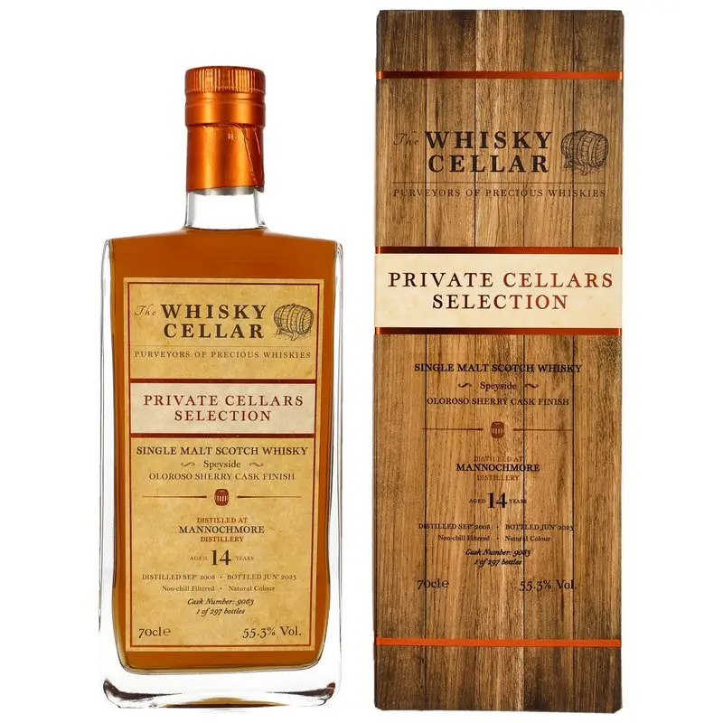 Mannochmore 2008/2023 - 14 y.o. - #9063 (The Whisky Cellar)