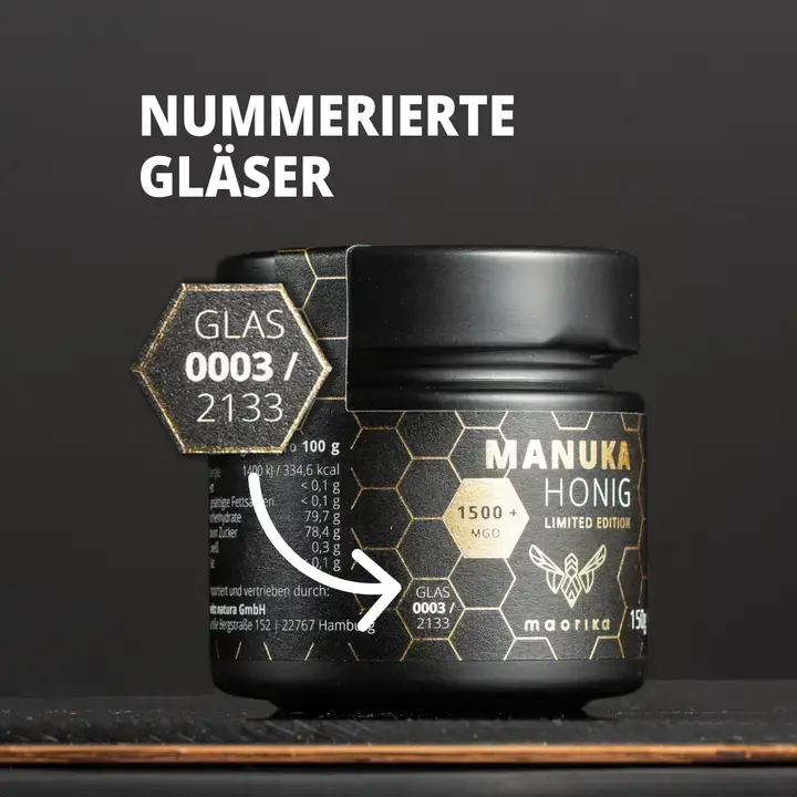 Manuka Honig MGO 1500+ 150 gr. limitiert
