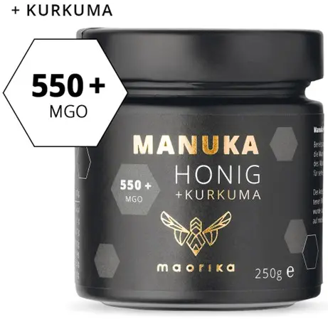 Manuka Honig mit Kurkuma MGO 550+ (Restposten)