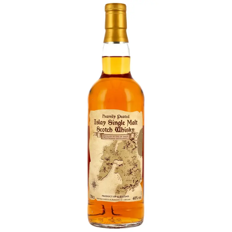 Map of Islay Heavily Peated Islay Single Malt