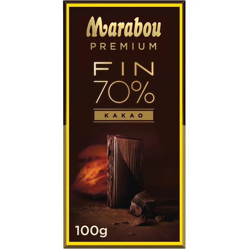 Marabou Chokladkaka Premium 70% kakao - Chocolate bar Premium 70% cocoa - 100g