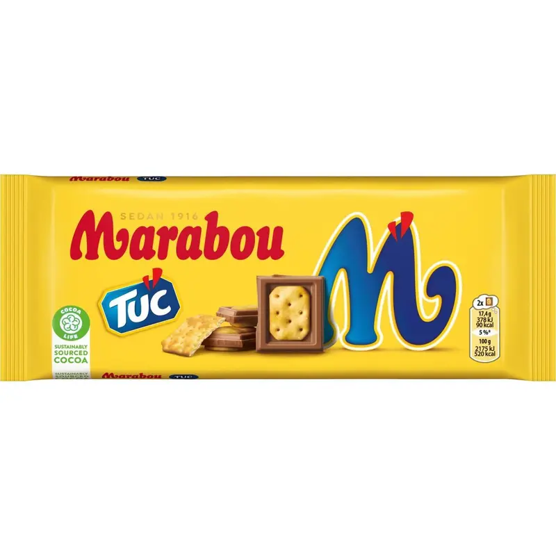 Marabou Chokladkaka Tuc - Chocolate bar Tuc - 87g