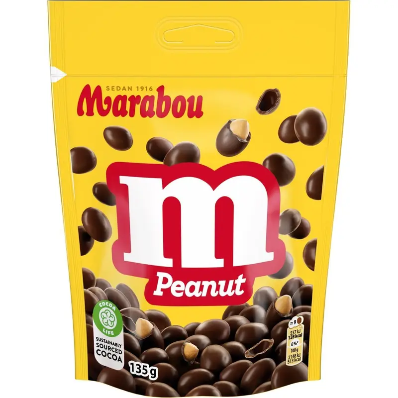 Marabou Chokladpåse M Peanut - Chocolate bag M Peanut - 135g