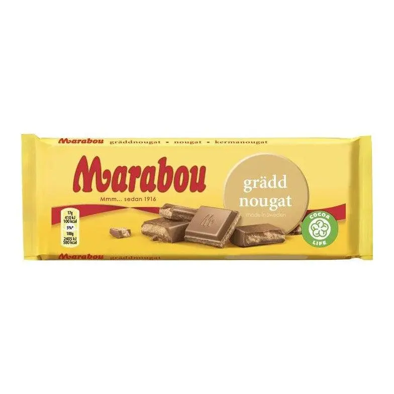 Marabou Gräddnougat - Chocolate Bar 100 g
