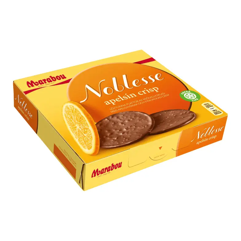 Marabou Noblesse Apelsin Crisp - Milk Chocolate with Orange Crisp 150g